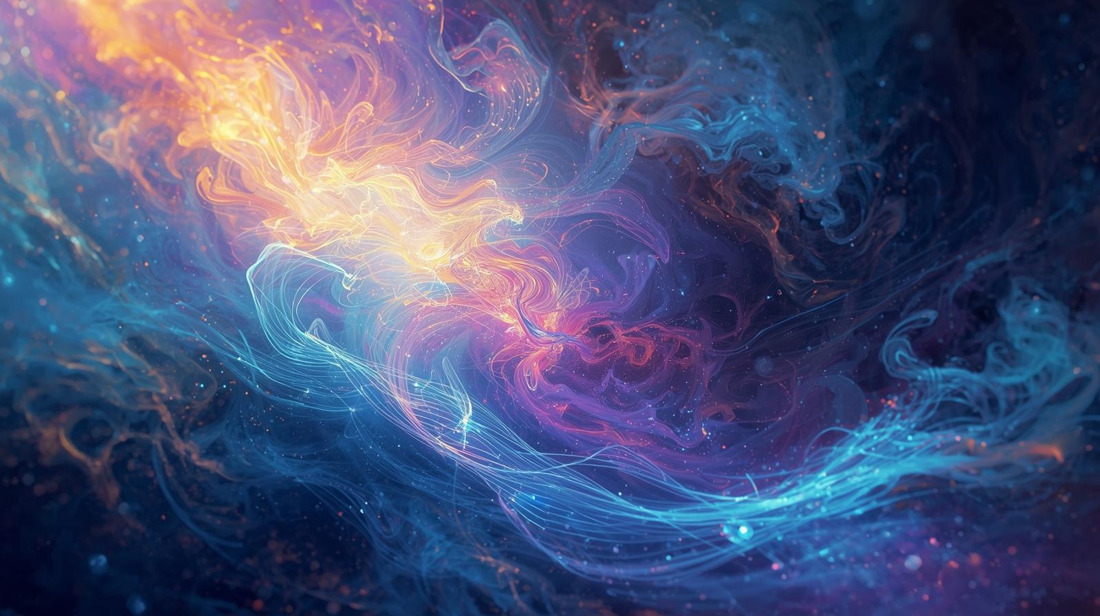 Vibrational Energy - Sacred sound waves manifesting as color and light